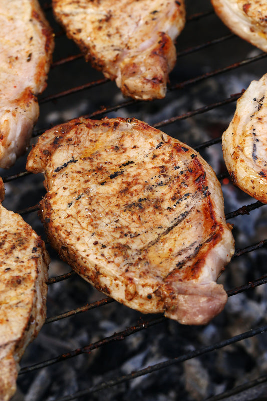 Pork Steaks with Apple, Orange and Ginger Sauce