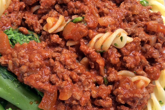 Minced meat pasta