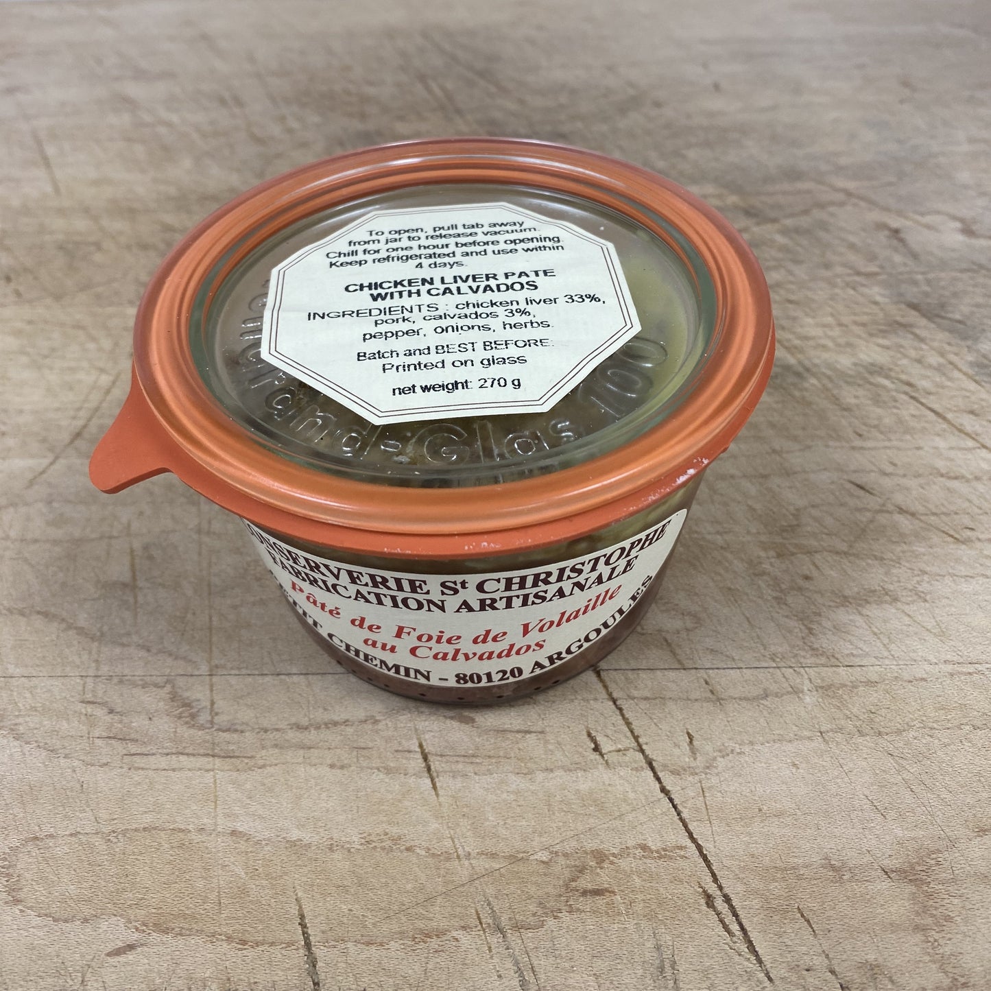 Chicken Liver Pate with Calvados