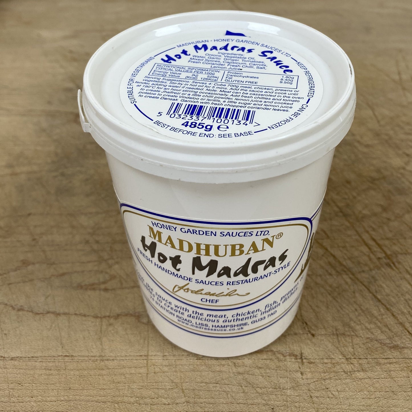 Hot Madras Curry Sauce