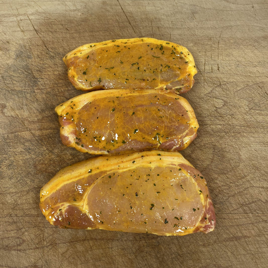 Marinated Pork Steaks