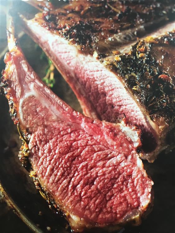 Easter Feast: Tender Rack of Lamb with a Peppercorn Crust