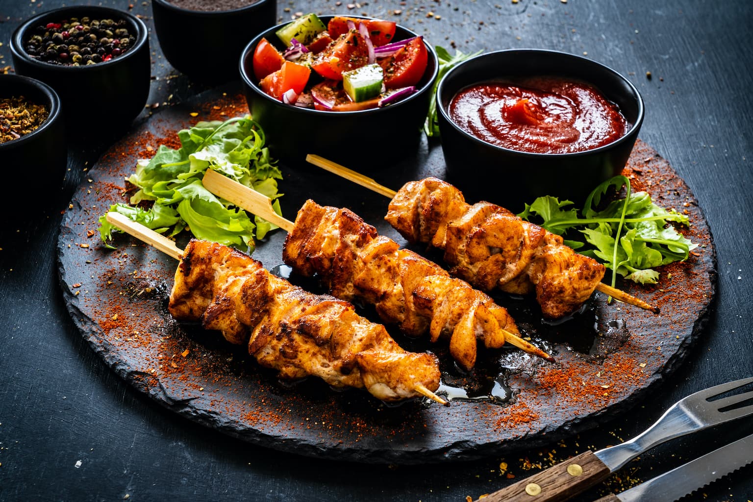 Jerk chicken kebabs best sale