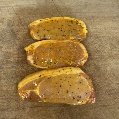 Honey & Mustard Pork Sirloin Steak